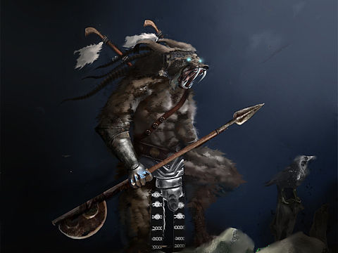 萨满狼族游戏角色设计