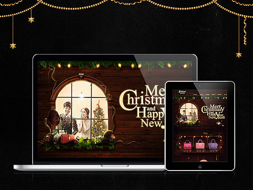 天貓圣誕箱包首頁（個人主頁-ZMTQxODY2MjA=） - 電商 - 站酷設(shè)計師七七20原創(chuàng)素材 - 站酷ZCOOL