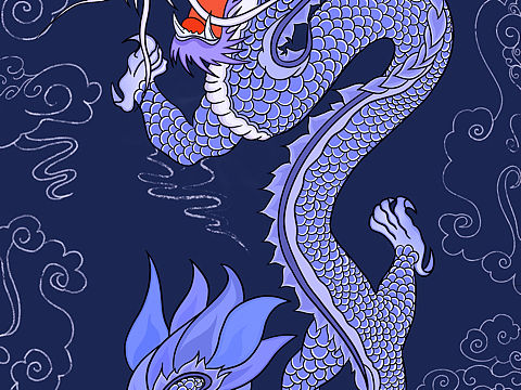 龙（个人主页-ZNDYzMjEzODQ=） - 创作习作 - 站酷设计师DWENING原创素材 - 站酷ZCOOL
