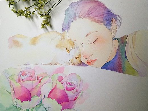 Scent of a Woman1（个人主页-ZMTIzNjg3NzY=） - 商业插画 - 站酷设计师双兔纸原创素材 - 站酷ZCOOL