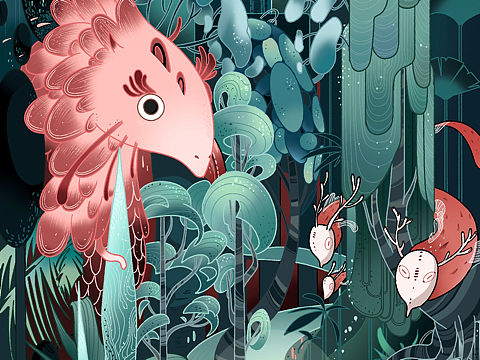 临摹练习（个人主页-ZNTI1OTAzNTI=） - 艺术插画 - 站酷设计师oochinchinoo原创素材 - 站酷ZCOOL