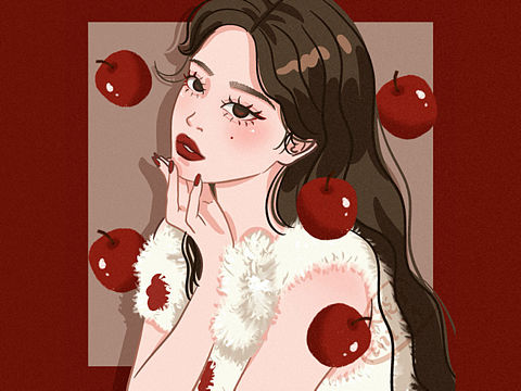 女生手繪頭像??（個人主頁-ZNTc4MTkzNTI=） - 創(chuàng)作習(xí)作 - 站酷設(shè)計師Lee大能子原創(chuàng)素材 - 站酷ZCOOL
