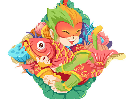 新年賀圖（臨近過年畫的一些插圖）（個人主頁-ZMTUyNjk2MTI=） - 商業(yè)插畫 - 站酷設(shè)計(jì)師我的金箍棒呢原創(chuàng)素材 - 站酷ZCOOL