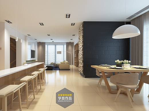 【室内设计效果图】特训营学员原创室内场景效果图作品展6