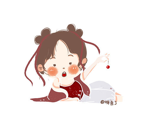 儿童插画古风小人物