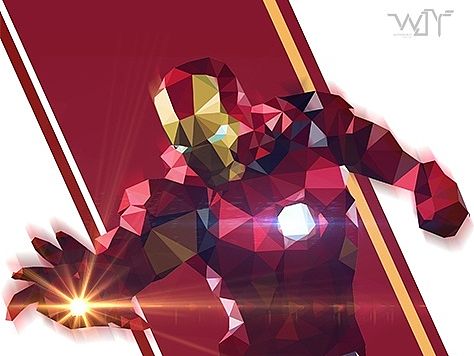 Low Poly 风格《复仇者联盟2》人物海报！
