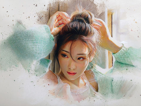 彩铅《暖冬》