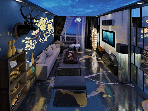 冷色房间（个人主页-ZNjYwOTkzNzI=） - 场景 - 站酷设计师nomoney原创素材 - 站酷ZCOOL