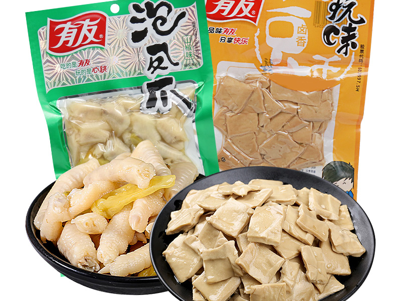 豆干&凤爪组合详情 荤素搭配