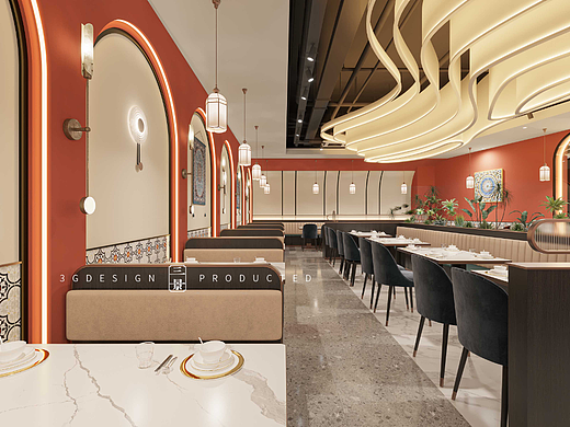 樓蘭餐廳（個(gè)人主頁-ZNjMxMTgwNzI=） - 商業(yè)空間設(shè)計(jì) - 站酷設(shè)計(jì)師sjzs原創(chuàng)素材 - 站酷ZCOOL