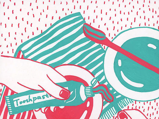 愿为你挤一辈子牙膏