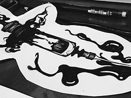 黑白原創(chuàng)手稿