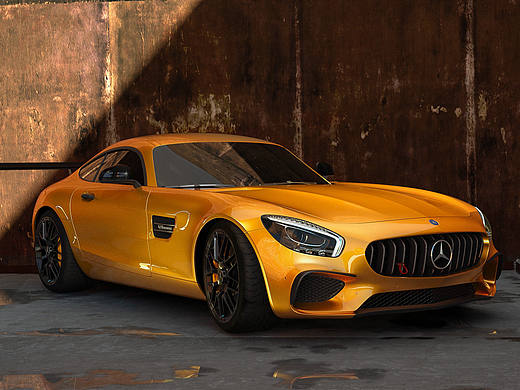 Mercedes-AMG GT渲染
