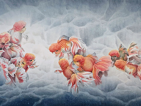 个人工笔作品