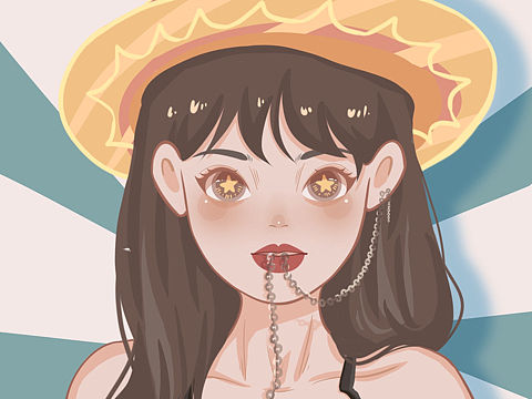 |手绘头像|约稿|看到漂亮小姐姐忍不住画下来!!!