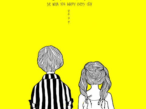 be with you（个人主页-ZMTUyNDkwMjg=） - 新锐潮流插画 - 站酷设计师Momi123原创素材 - 站酷ZCOOL