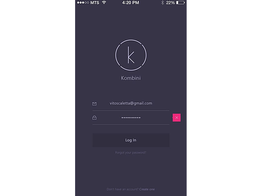 APP登入界面（Ui）