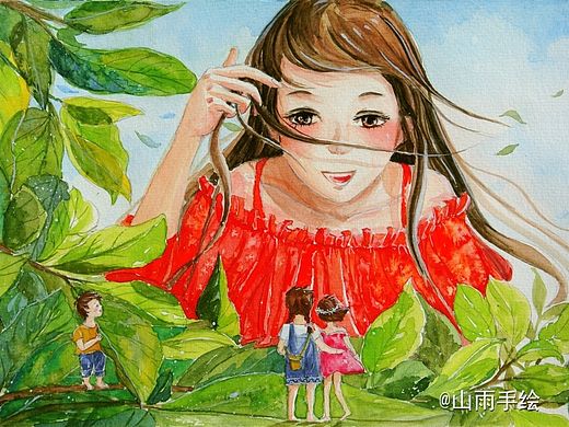 畫畫消食兒（個(gè)人主頁-ZMTI3NjEyMTI=） - 商業(yè)插畫 - 站酷設(shè)計(jì)師阿夏原創(chuàng)素材 - 站酷ZCOOL