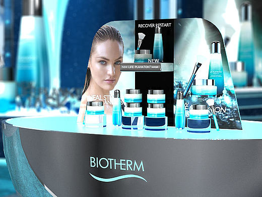  Biotherm碧欧泉 新奇迹系列展台