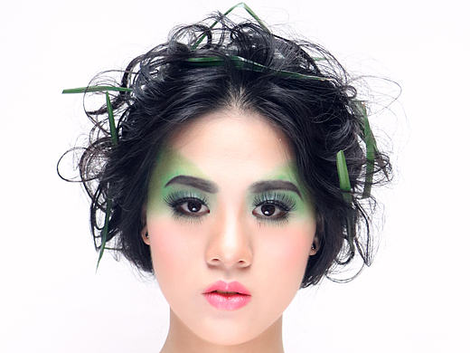 重庆泽宇乐尚化妆学校 人物形象设计课堂作品---春夏妆