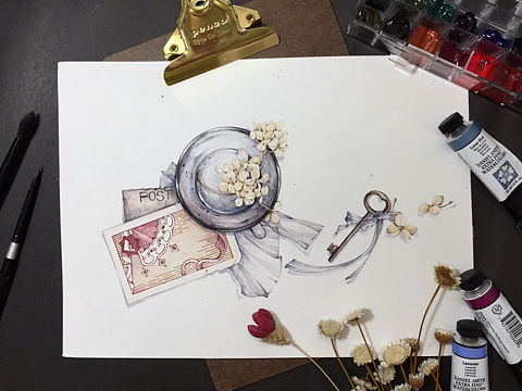 暮色絲韻（個(gè)人主頁(yè)-ZMzEyMjM4Mjg=） - 藝術(shù)插畫(huà) - 站酷設(shè)計(jì)師獅子丶原創(chuàng)素材 - 站酷ZCOOL