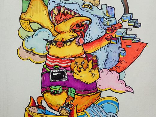 马克笔画