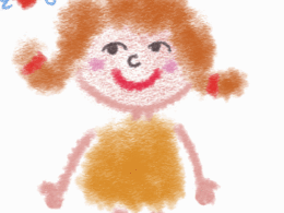 收到爱心的妮妮