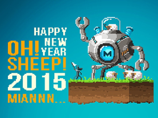 happy new year 2015！