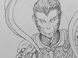 2015年的最后一幅画，“斗战胜佛”（未完）