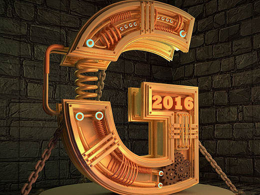 C4D练习【字体设计】