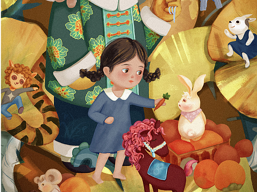 生日快乐 儿童插画（个人主页-ZNjQ3NjY3NDQ=） - 儿童插画 - 站酷设计师情况不一样原创素材 - 站酷ZCOOL