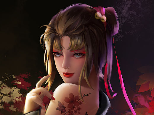 原创 oc 半身人像