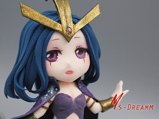 MsDreamm「诡术妖姬」Q版英雄联盟手办 妖姬乐芙兰模型