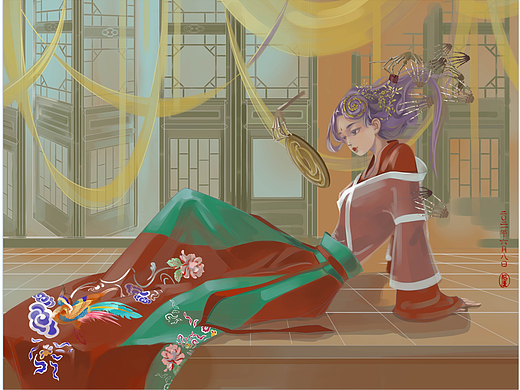 鴛鴦（個人主頁-ZNTQwNDAzNTI=） - 傳統(tǒng)/民族服飾 - 站酷設(shè)計師Aye抱廈原創(chuàng)素材 - 站酷ZCOOL