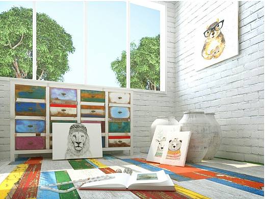 CR渲染小场景测试