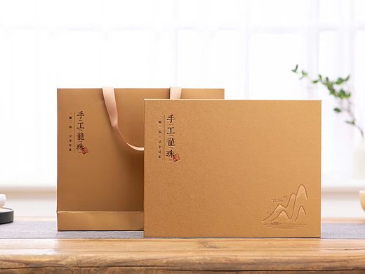 手工龙珠茶高端传统包装礼盒烫金福鼎白茶茶叶礼盒