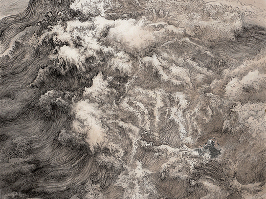 张志勇黄河作品欣赏 第一位用艺术手法表现黄河的画家