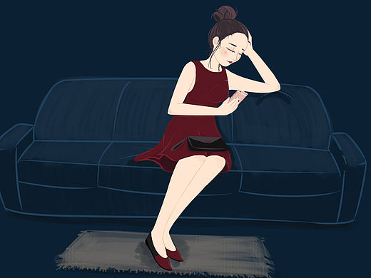 暗（個人主頁-ZMTQzNjMyNDg=） - 藝術(shù)插畫 - 站酷設(shè)計師櫻仔_原創(chuàng)素材 - 站酷ZCOOL