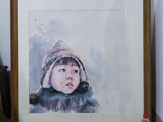 眺望远方的孩纸～水彩肖像（个人主页-ZMzA0MTgyNTY=） - 绘画 - 站酷设计师一田凵约画私聊原创素材 - 站酷ZCOOL