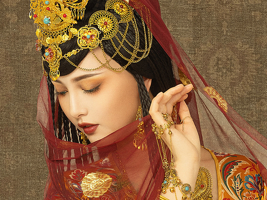 天竺少女的竺天竺少女的竺木兆的木兆赤厘chili天竺葵少女  插画头像