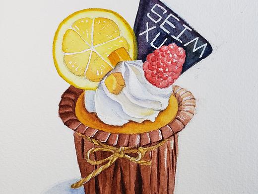 水彩甜品（个人主页-ZNDc4MTQ2MjQ=） - 绘画 - 站酷设计师小珊Seisei原创素材 - 站酷ZCOOL