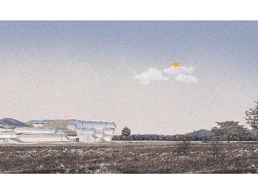 建筑拼贴插画风效果图合集