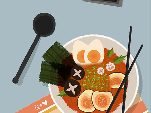 插画（个人主页-ZNDMyNDc5NjA=） - 创作习作 - 站酷设计师倩与千寻_Q原创素材 - 站酷ZCOOL