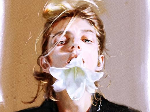 ps仿水彩过程图