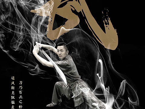 武术炫酷合成图