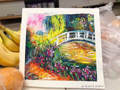 油画棒风景（个人主页-ZNDk3MDAxODA=） - 绘画 - 站酷设计师YUANXUEMEIING原创素材 - 站酷ZCOOL
