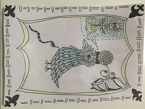 一只鸟和它的梦（个人主页-ZMzYzNDcxMjg=） - 艺术插画 - 站酷设计师Marinalisa原创素材 - 站酷ZCOOL