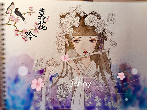花（个人主页-ZMzE0Mjg0MDg=） - 创作习作 - 站酷设计师Jennybaby221原创素材 - 站酷ZCOOL