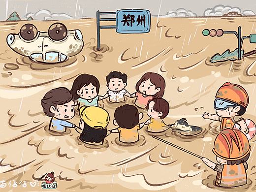 河南加油！郑州挺住！