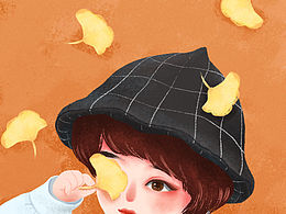 春夏秋冬插画资料